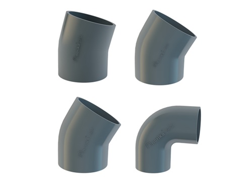 ZPC - Epoxy & Zinc Coated Cast Iron Hubless Bend (15°, 30°, 45° & 88°)